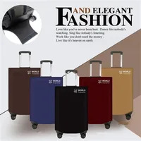 Suitable For 20-30 Inch Black Luggage Cover Suitcase Protector Cover Baggage Dust Case Cover Suitcase Case Travel Organizer 2# 1