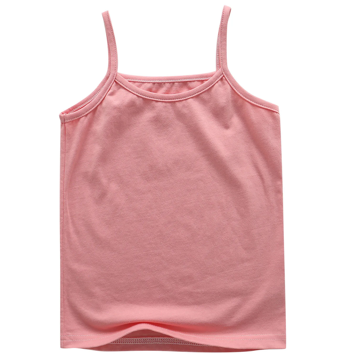 Summer Girls String Strappy Tops Tshirt Baby Children Women Cotton Camisole T-shirt Kids Sleeveless Vest Cotton Tank Top 2024 images - 6