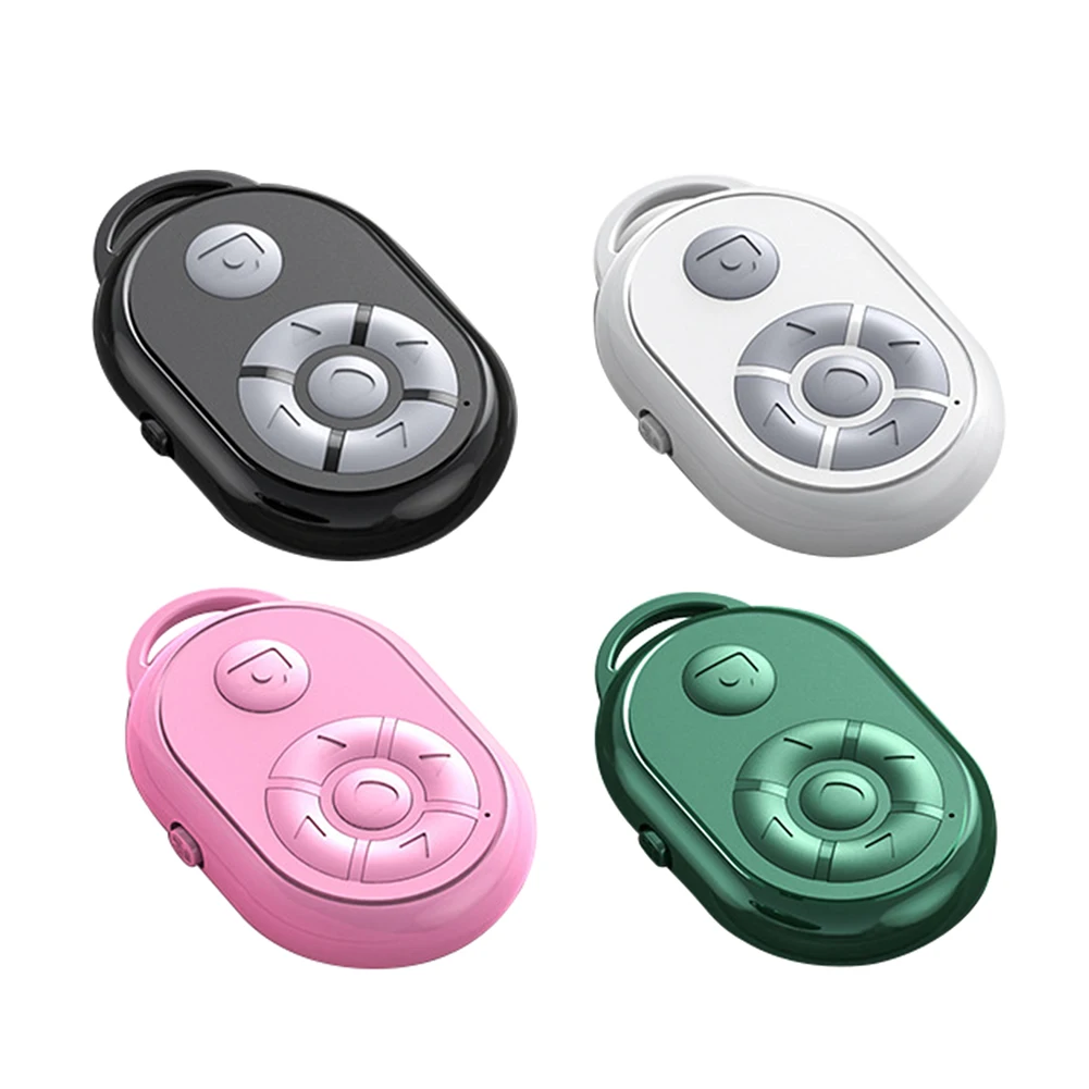 10m Selfie Button Bluetooth-compatible 5.0 Multifunctional Camera Shutter Release Video E-books for iPhone Xiaomi Samsung Huawei