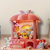 Kids Claw Machine Mini Doll Machine Claw Catch Clip Doll Toy Coin Operated Play Game Arcade Crane with Music and Light 2