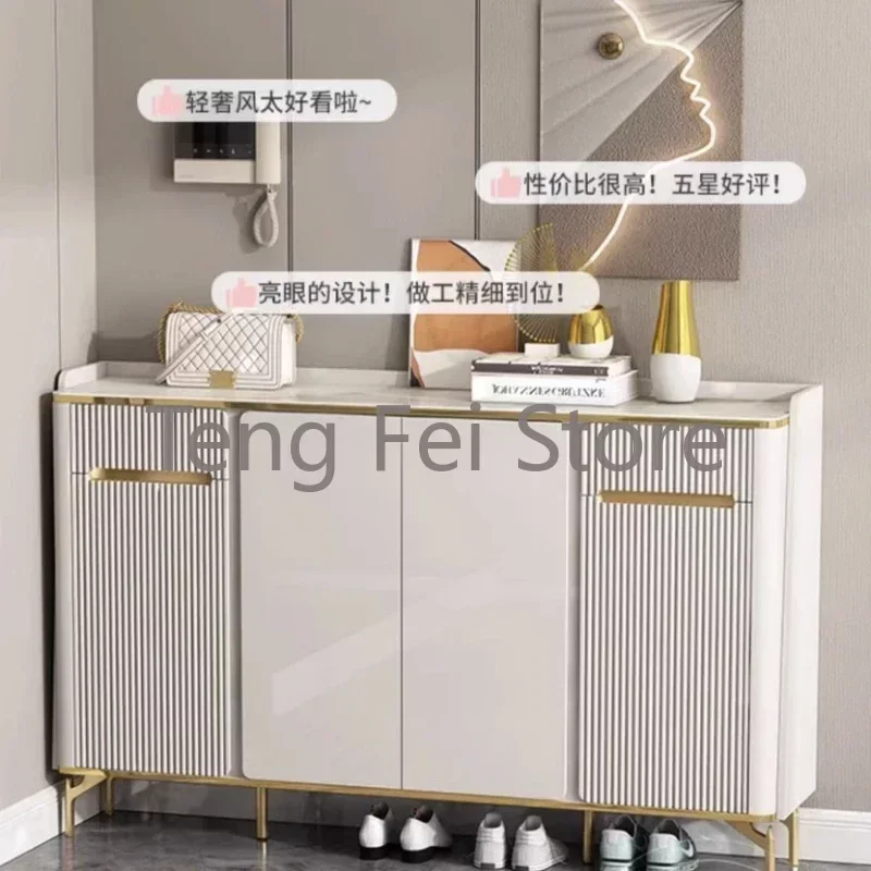 Nordic Luxury Sideboard Living Room Storage Modern Display Sideboard Kitchen Dining Room Mobile Cucina Kitchen Furniture SR50CG