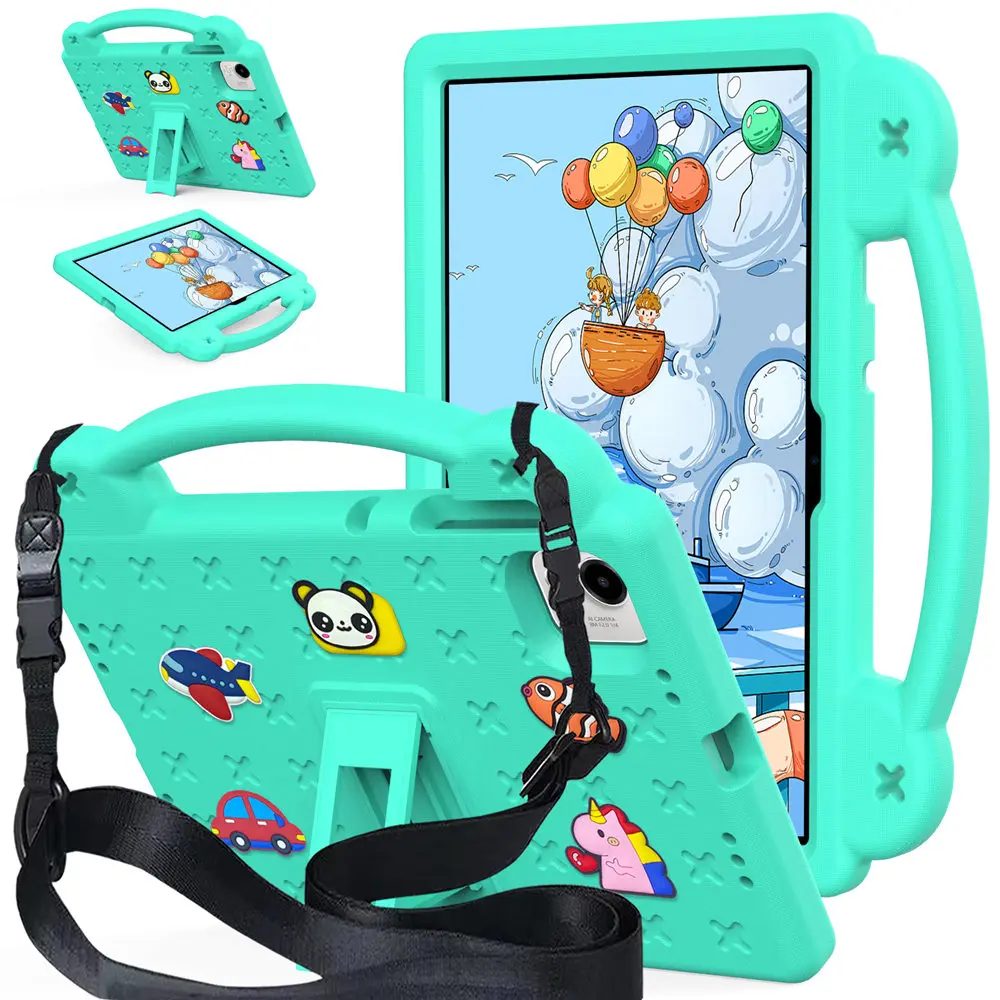 Kids Handle Stand Cover Case For Huawei Honor Pad X9 11.5 2023 Tablet Case For Honor X9 11.5 INCH Anti Falling Dirt Resistant Friendly EVA Casing Tempered Glass Back Cover - | PH - View #7