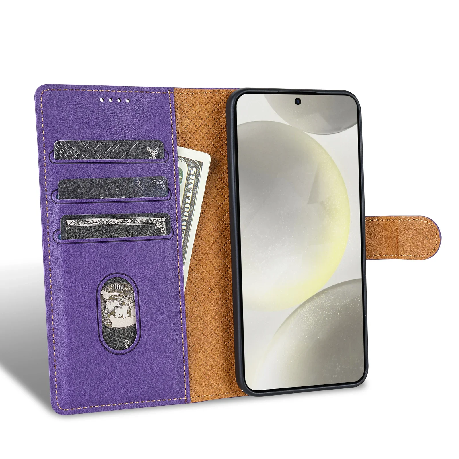 Leather Flip Phone Case with Card Slot Wallet