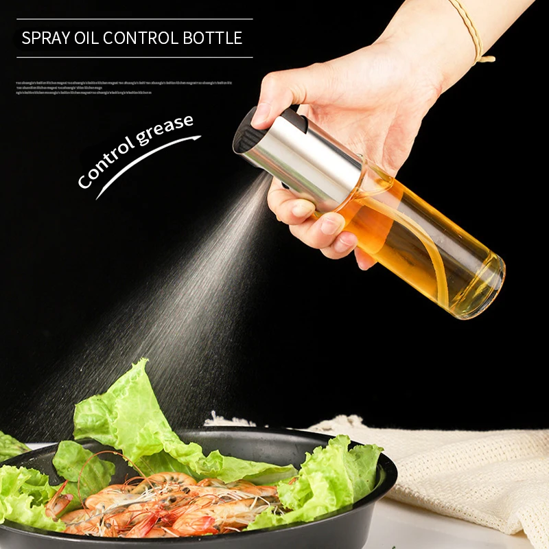 Kitchen Push Type Spray Olive Oil Sprayer Bottle Pump Oil Pot Leak-proof  Grill BBQ Sprayer Oil Dispenser BBQ Gravy Boats Tools - AliExpress