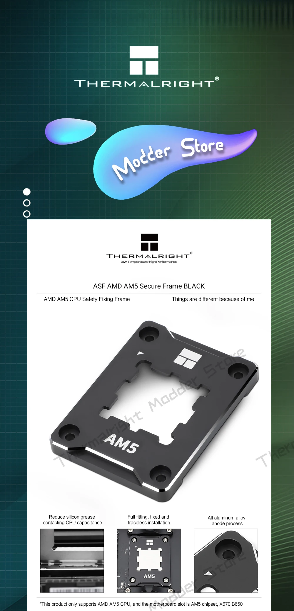 Am5 Am3 Am4 AMD Mounting Kit For DeepCool GAMMAXX 400 Series AM5