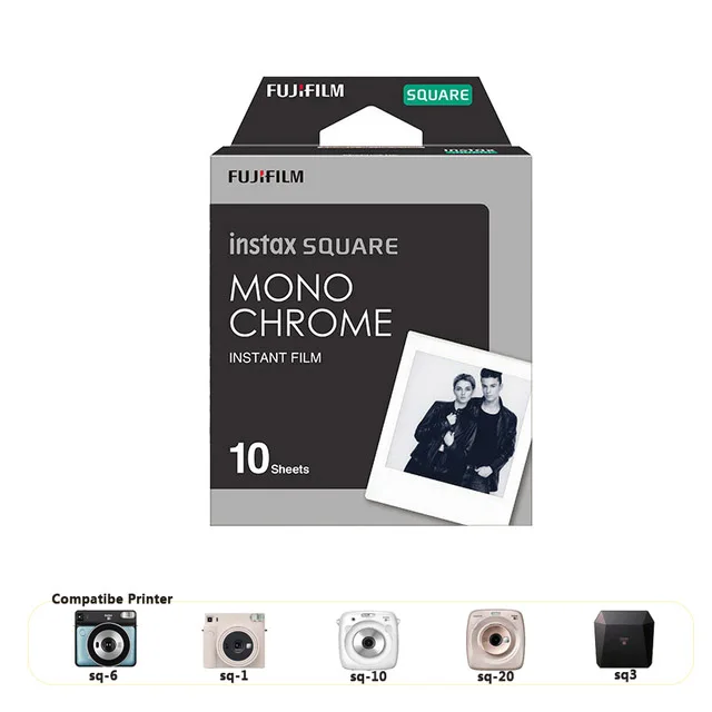 Fujifilm Instax Square Film White Marble. Instant Film. for Instax SQ1,  SQ20, SQ10, SQ6, Share SP-3 Printer, Lomoinstant Square. 