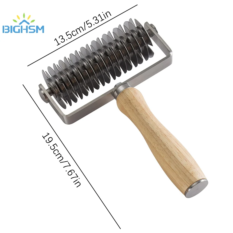 Stainless Steel Lattice Cutter Roller Pastry Bread Pizza Pie Wheel Dough Cutter DIY Cookies Baking Tool Bakeware