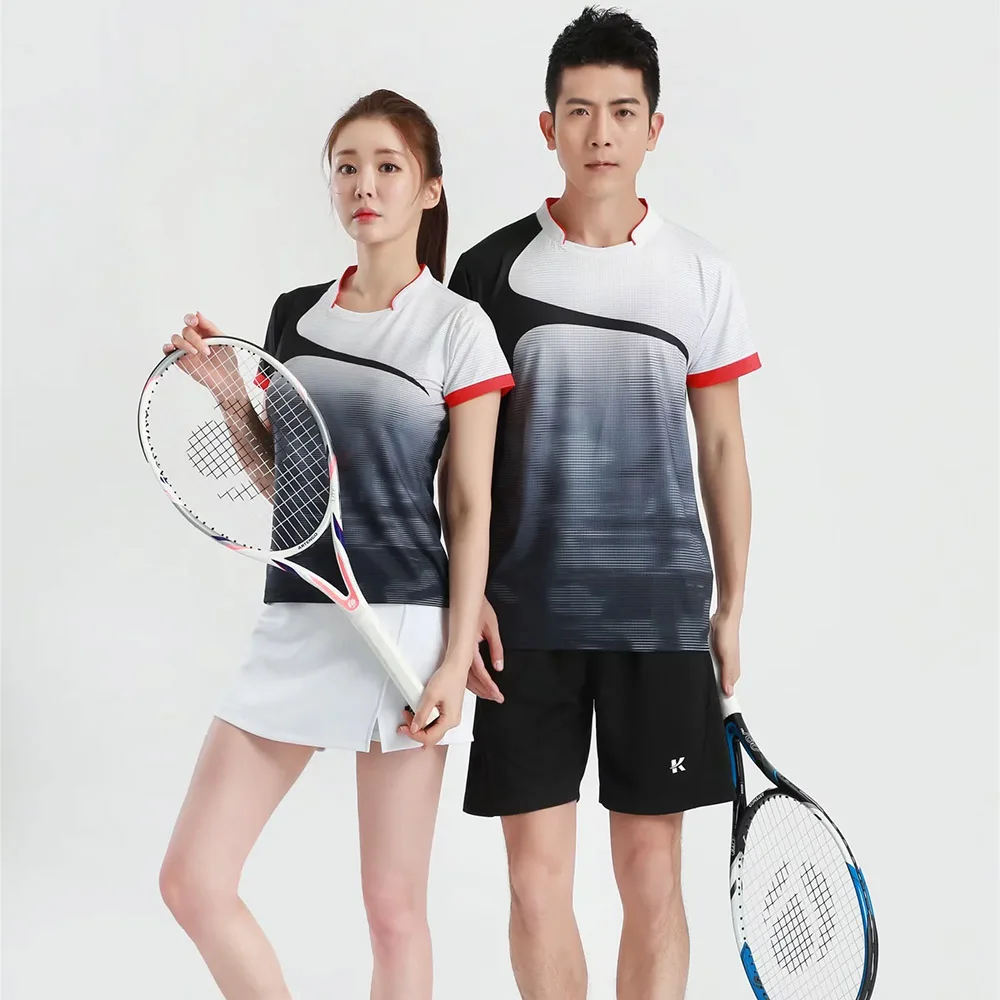 New sport shirt Tennis Shirts Men/Women , Table Tennis tshirt , Quick dry Fitness sports training tshirts,Outdoor Running Shirt