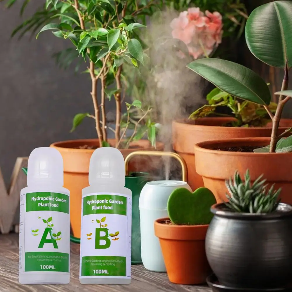 Description Picture 3 of item2Pcs/Box General Hydroponics Nutrient A And B For Plants Flowers Vegetable Fruit Hydroponic Soilless Culture Plant Food Solution