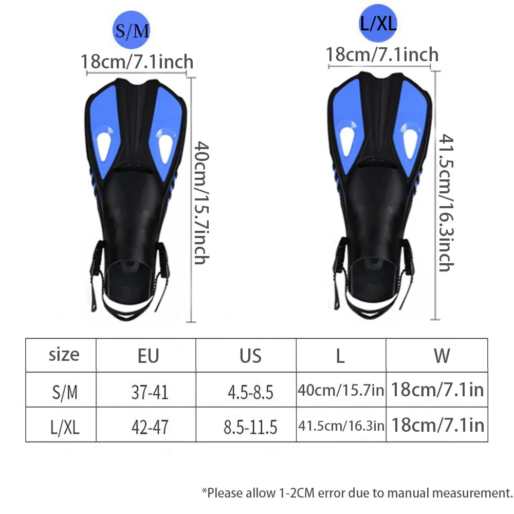 Pinne per lo snorkeling regolabili per adulti - immagine 5
