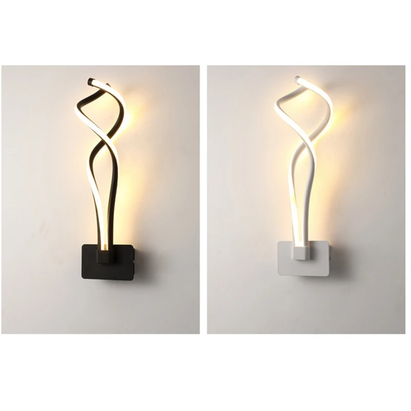

1 PCS Living Room Bedroom Bedside Luster LED Indoor Lamp Aisle Lighting Decoration Black