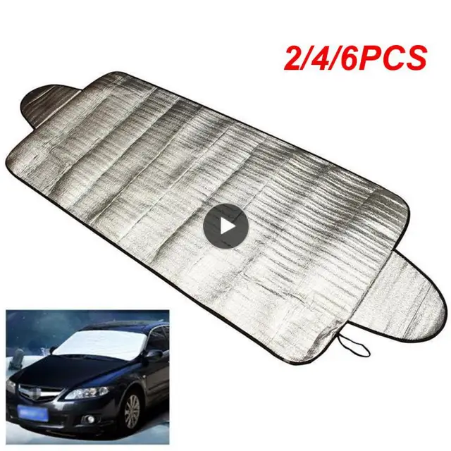 2/4/6Db Multifunkcionális Autó Jég Jégvédő Gyakorlati Univerzális Auto Védő Alumínium Fólia És Szivacs
