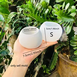 Scallop Pattern Silicone Mold for Flowerpots and Candle Holders (Round - S - molds)