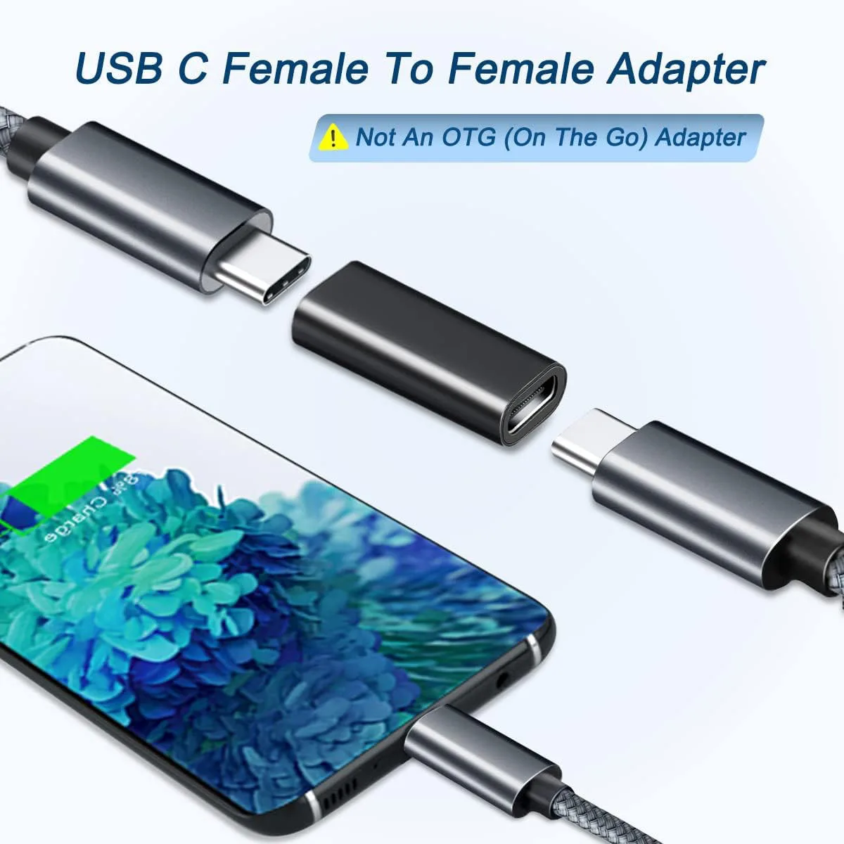 USB C Female to Female Adapter for Cable Extension and Connectivity