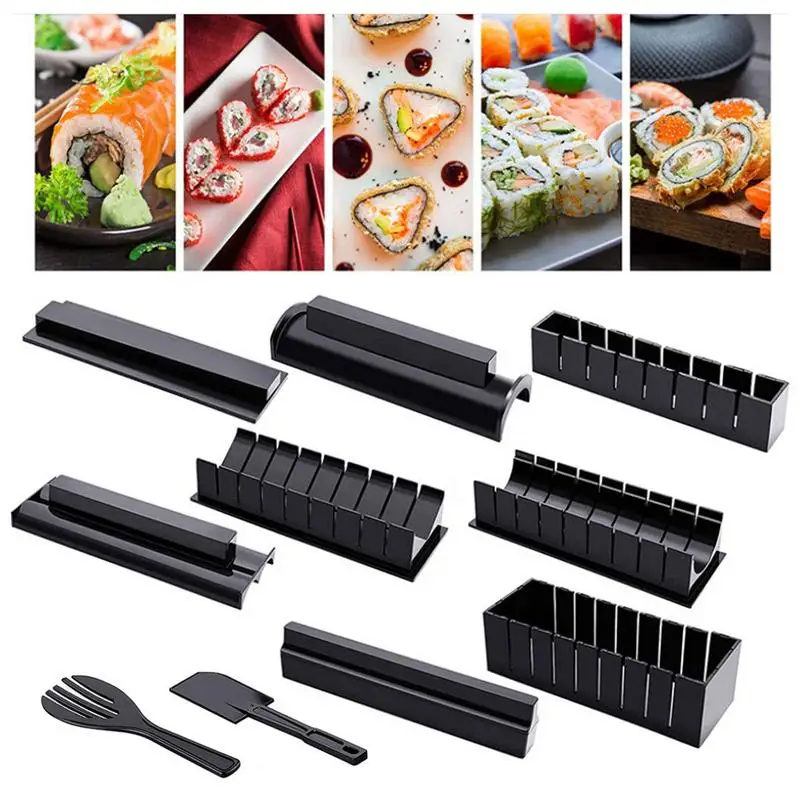 https://ae01.alicdn.com/kf/S4bbc0168139442e79d61e9c91d736e8c4/Sushi-Making-Kit-Sushi-Maker-Tool-10Pcs-DIY-Sushi-Mold-All-In-One-Roll-Sushi-Maker.jpg
