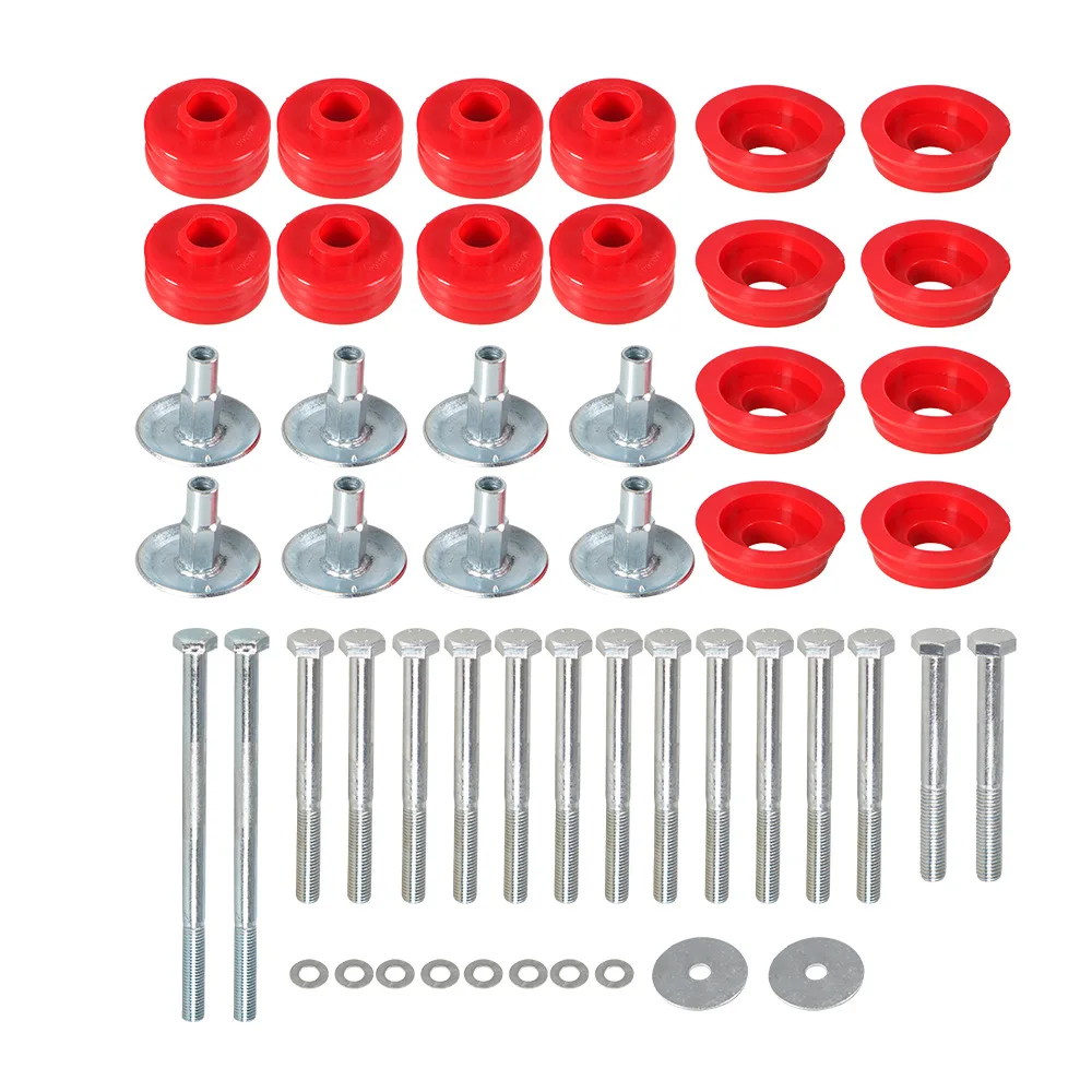 גוף הר ערכת שוחים עבור פורד f250 f350 2008 סופר החובה 2016 2wd 4wd 4wd גוף פוליאוריטן מונית & שרוולים פלדה & חומרה