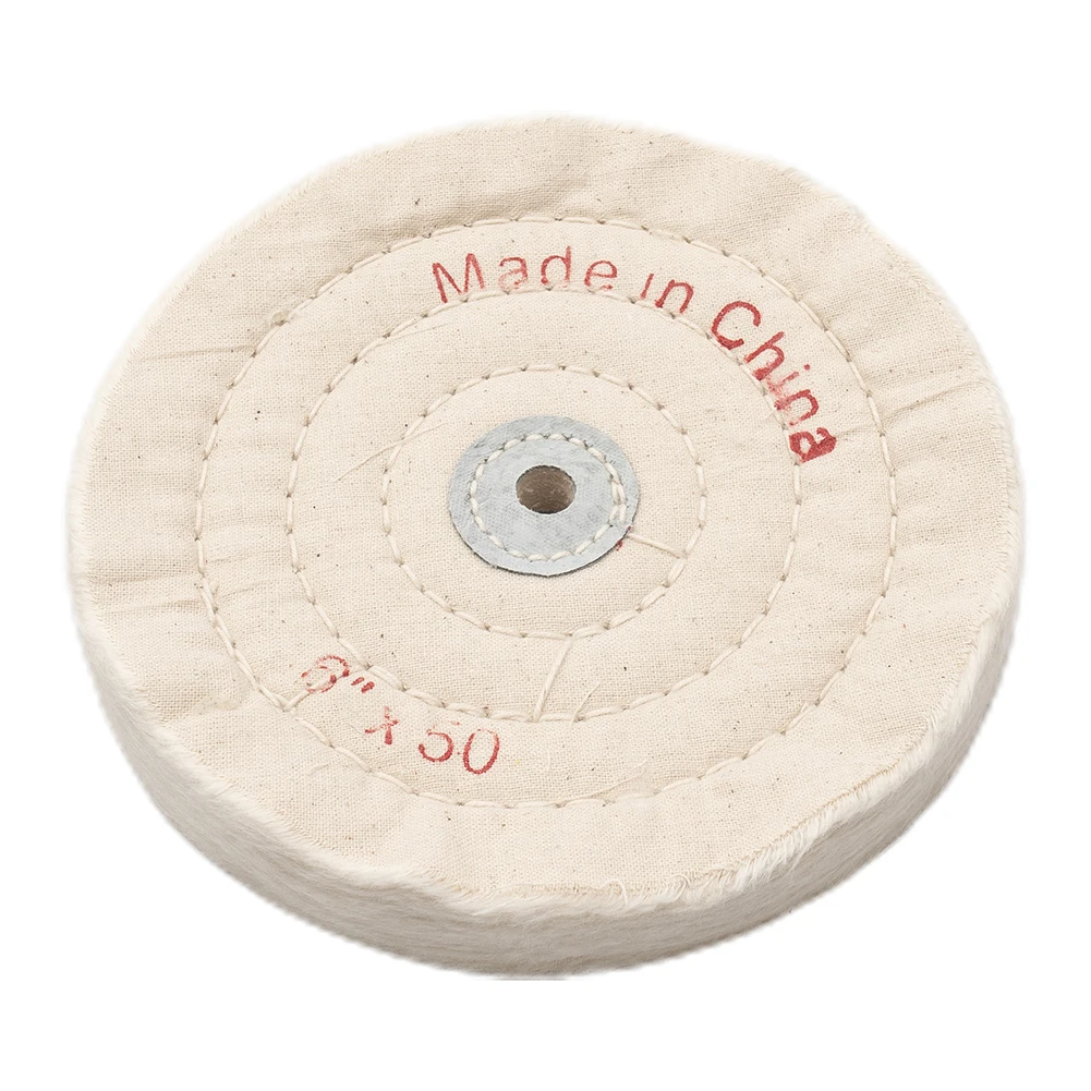 150mm Cloth Polishing Buffing Wheel Cleaning Pad Power Angle Bench Grinder Tool Install A Mandrel For A Rotating Tool 78mm brass wire brush round wheel bench grinder polishing abrasive tool