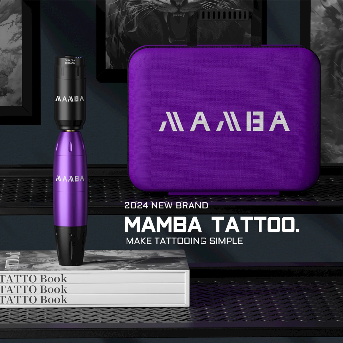 Wireless Tattoo Machine Kit Tattoo Pen 1200 MAh Battery For Body Art Permanent Makeup Gun Set tattoo kit tattoo supplies