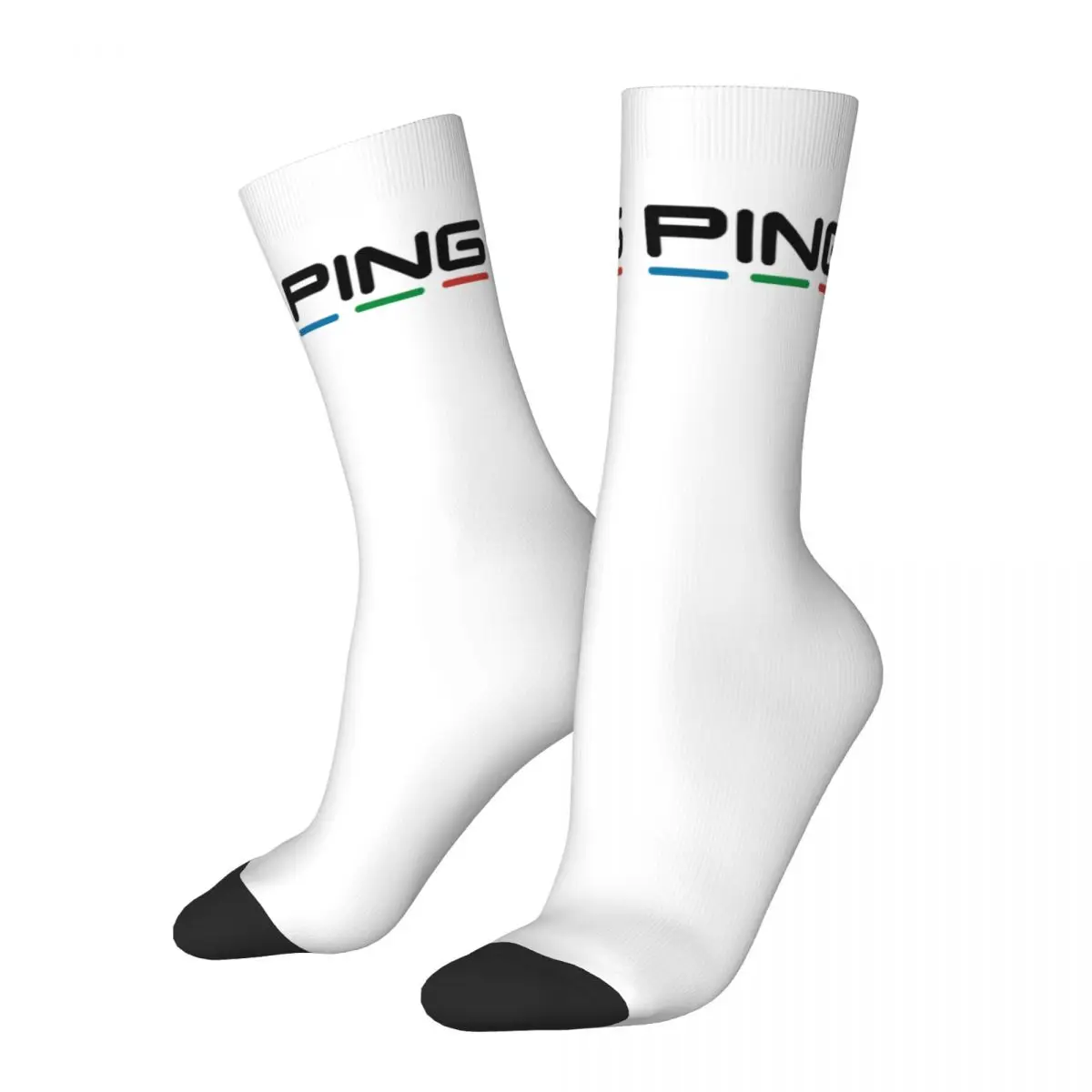 

Simple and fashionable solid colors Golf Logo Unisex Winter Socks Running Happy Socks Street Style Crazy Sock