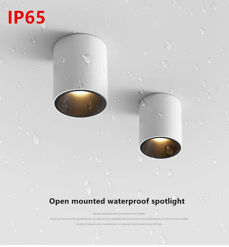 

The new 2023 IP65 waterproof downlight spotlight LED is suitable for shower room/bathroom/kitchen/unlit corridor/balcony4