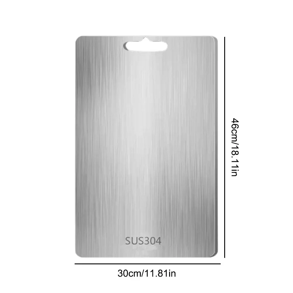 Kitchen Cutting Boards Stainless Steel Chopping Board Panel Chopper Table Food Cutting Kneading Dough Board Kitchen Accessories 6