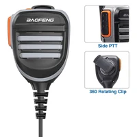 BAOFENG Two Way Radio Rainproof Handheld Speaker Mic Microphone, Remote Shoulder Mic for GMRS Radio FRS Radio UV-5R BF-F8HP UV-5 2