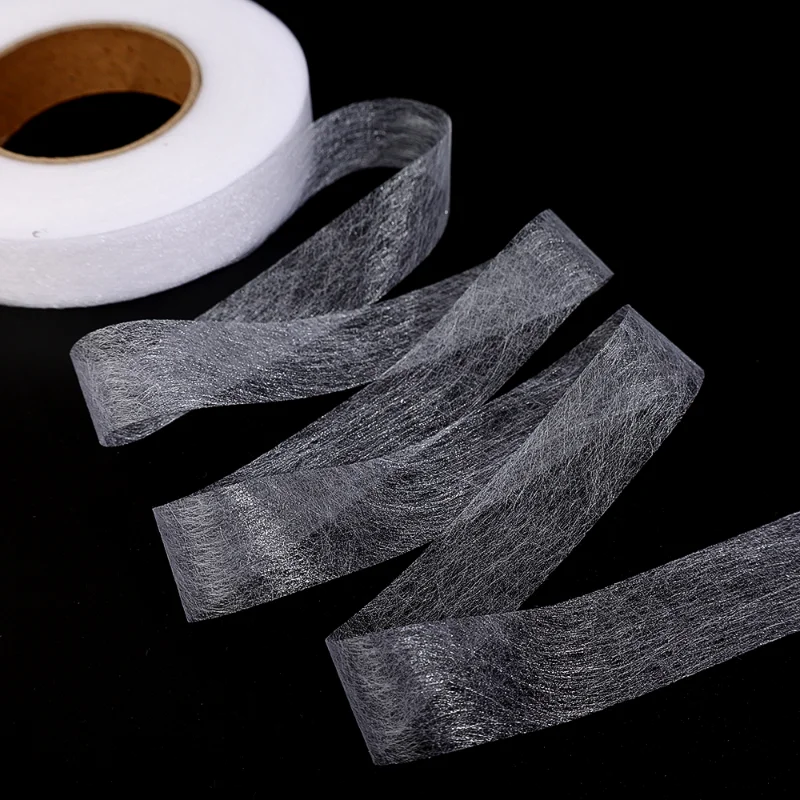 60 Meter Double-sided Interlining Adhesive Fabric Clothes Apparel Iron On Hem Tape Interlining Web DIY Crafts Sewing Accessories