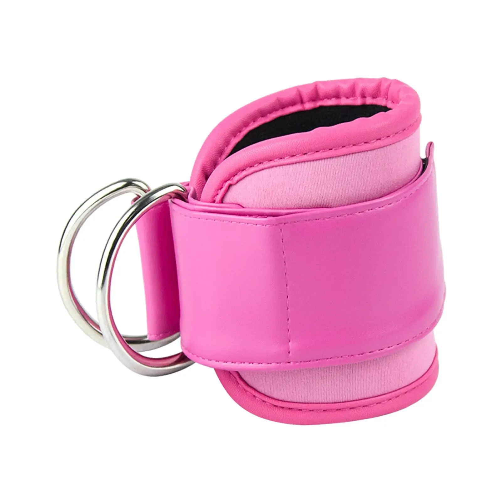 

Ankle Strap for Cable Machine Double D Ring Adjustable Equipment Ankle Cuff Leg Strap for Leg Training Home Hip Exercise Fitness