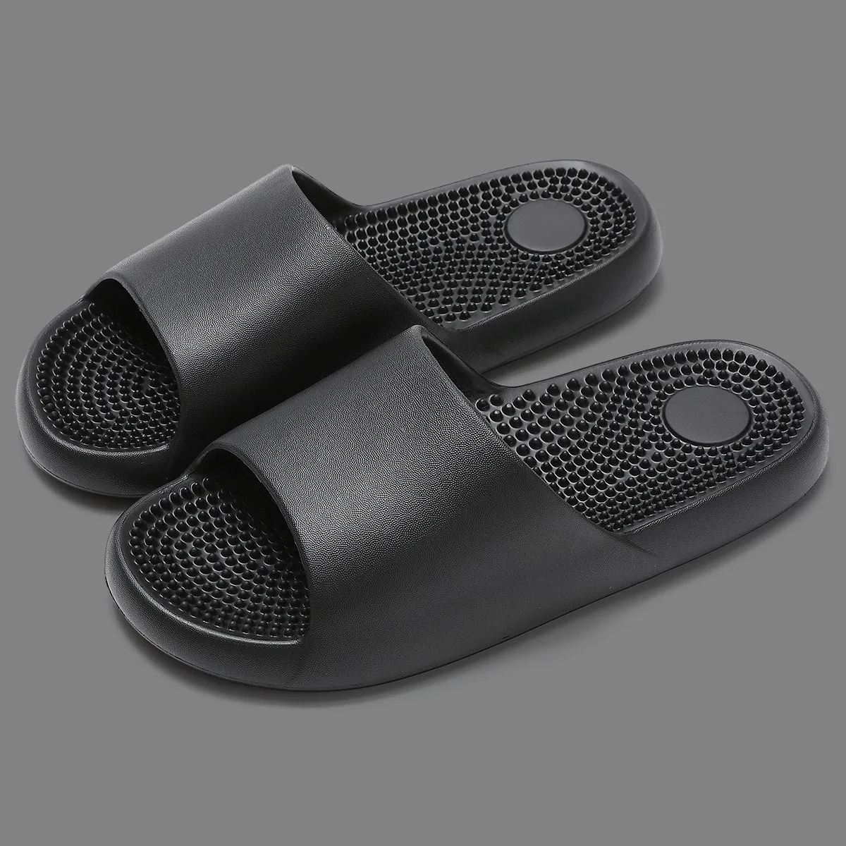 New Men Home Massage Slippers EVA Soft Thick Sole Couples Bathroom Non-slip Sandals Women Casual Comfort Shoes Beach Flip Flops 6