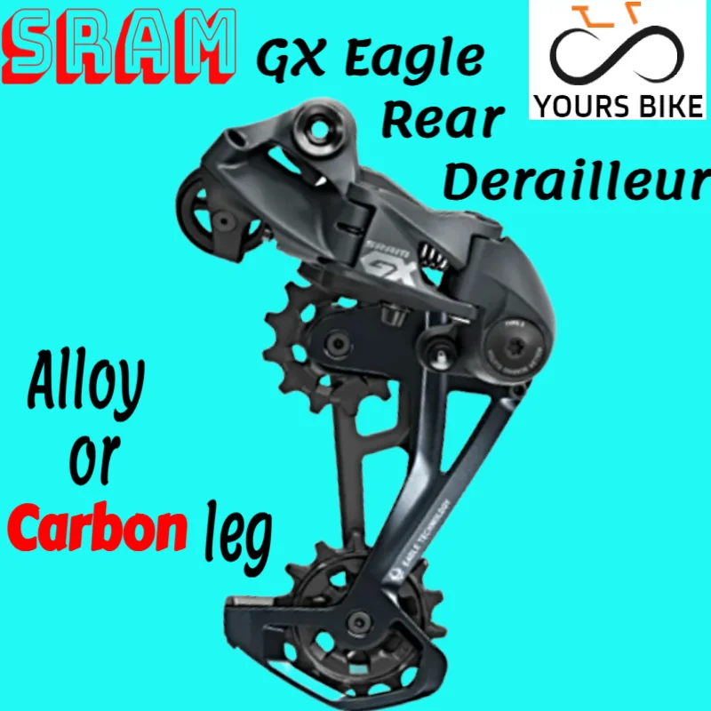Sram Gx Eagle Rd Mtb Bike 1X12 12 Velocità Lunar Deragliatore Posteriore Mountain Bike Long Cage Tipo 3 X-Horizon Nero Con Strumento