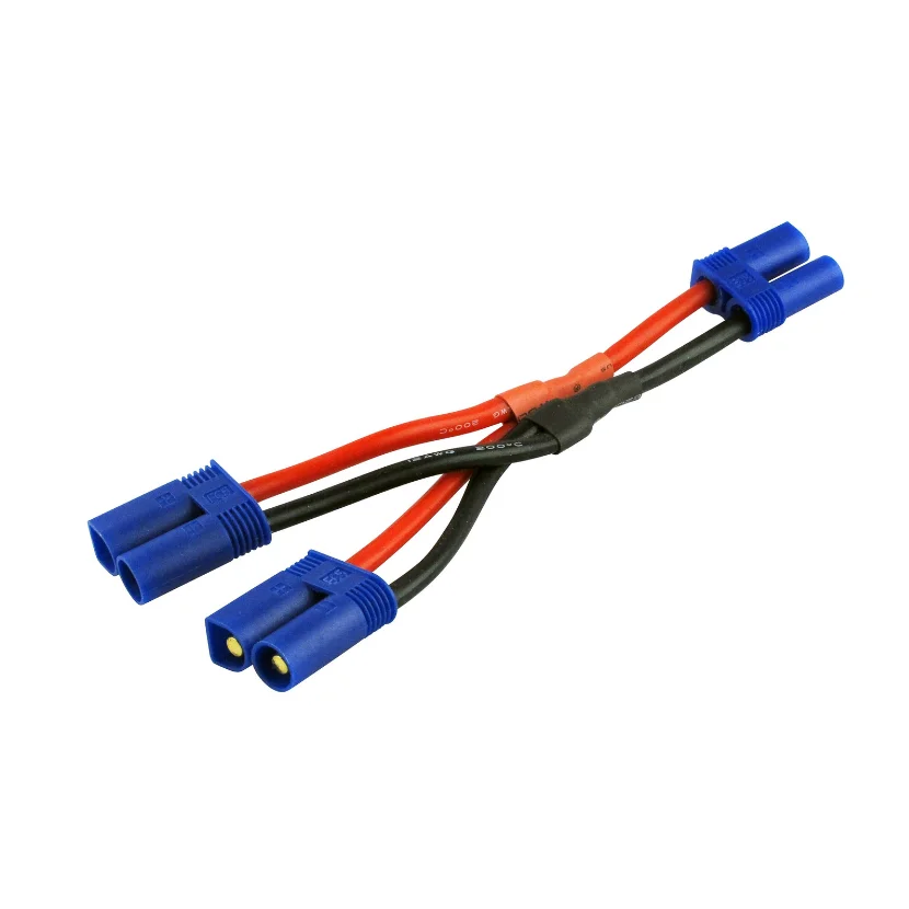 Deans EC3 EC5 JST XT60 TRX XT90S MPX Tamiya Serieller Parallelbatterie-Adapter-Anschluss mit 20/12/10awg-Drahtkabel für RC-Hobby – Detail 10