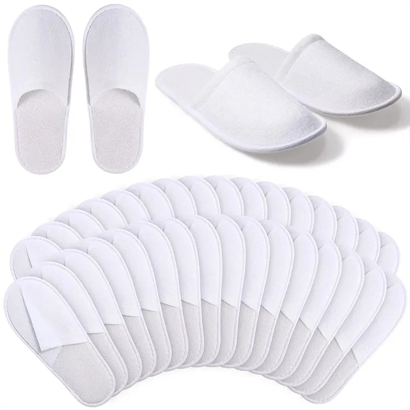 

A1212ZXW Non-Slip Hotel Slippers Disposable Closed Toe Slippers Spa Slipper Household Bulk Slippers for Guest Wedding Slipper