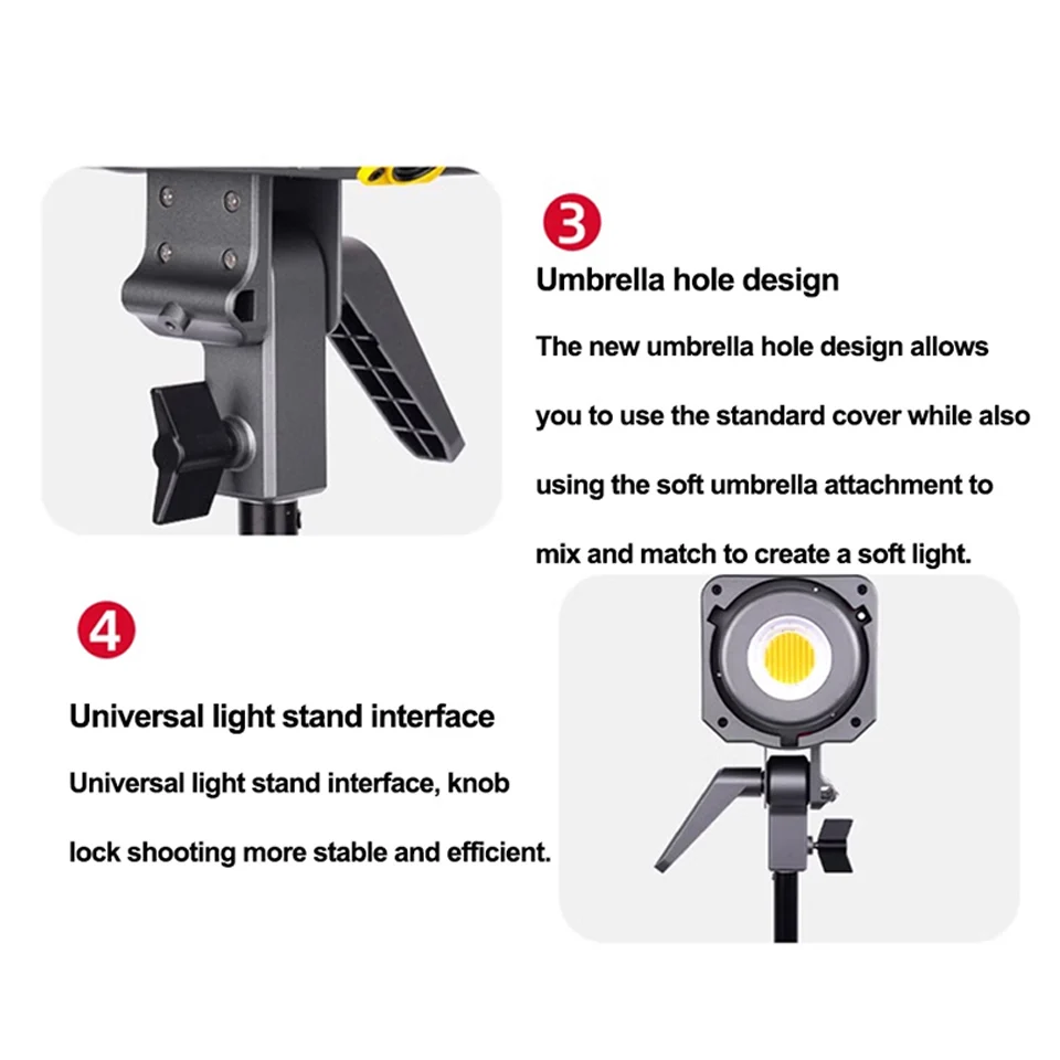 Amaran 200x S Bi-color Spotlight 200w COB Video Light for