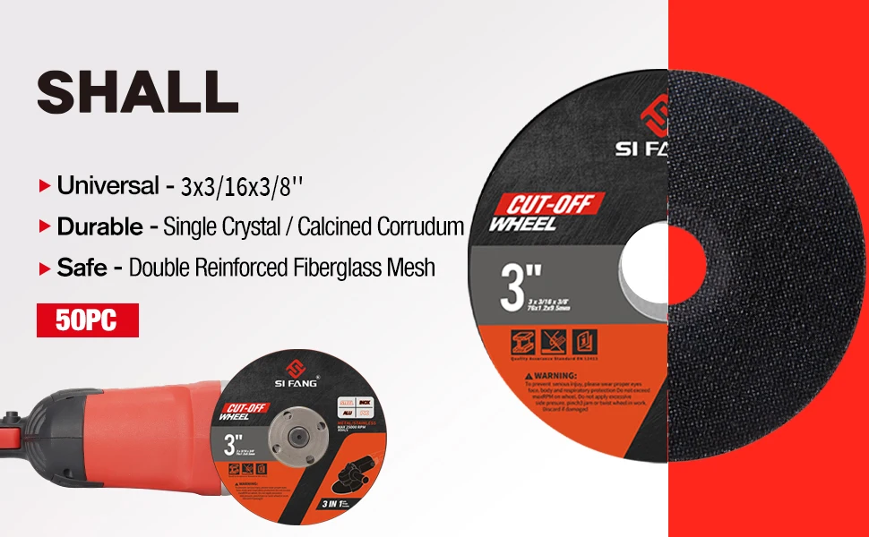 3-Zoll-Metalltrennscheibe 75 x 1,2 x 9,5 mm Trennscheiben für Stabschleifer Metall- und Edelstahlschneiden Mini-Sägeblatt 3–60 Stück – Detail 3