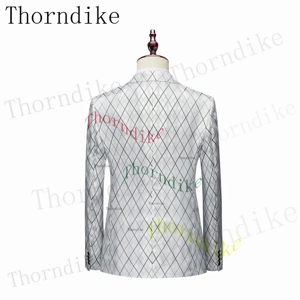 Thorndike Spring Men's Suit Foreign Trade Wedding Dress Jacket+Pants+Vest