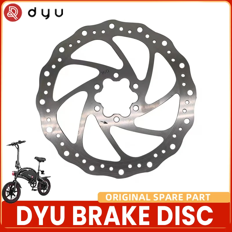 Disco Freno Dyu Originale 140Mm 160Mm Per Bicicletta Elettrica D1 D2 D2 + D3 D3 +