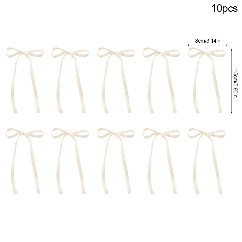 10 stücke Bogen Kuchen Topper Geburtstag Kuchen Dekoration Geburtstag Bowknot Bänder Einfarbig Kokette Bogen Party Dekorationen Dessert Picks – Detail 13