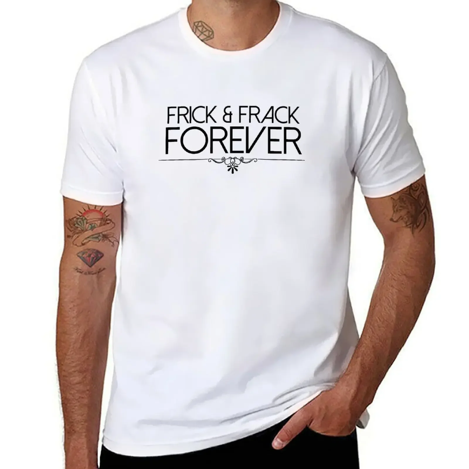 Frick & Frack Forever T-Shirt Boys Whites Blanks Sublime T-Shirt Da Uomo Ad Asciugatura Rapida