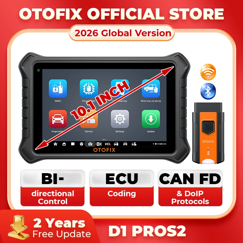 OTOFIX D1 PROS2 outil de numérisation bidirectionnelle outil de Diagnostic Bluetooth mis à niveau du Scanner D1 PRO OBD2 Scanner de Diagnostic de codage ECU