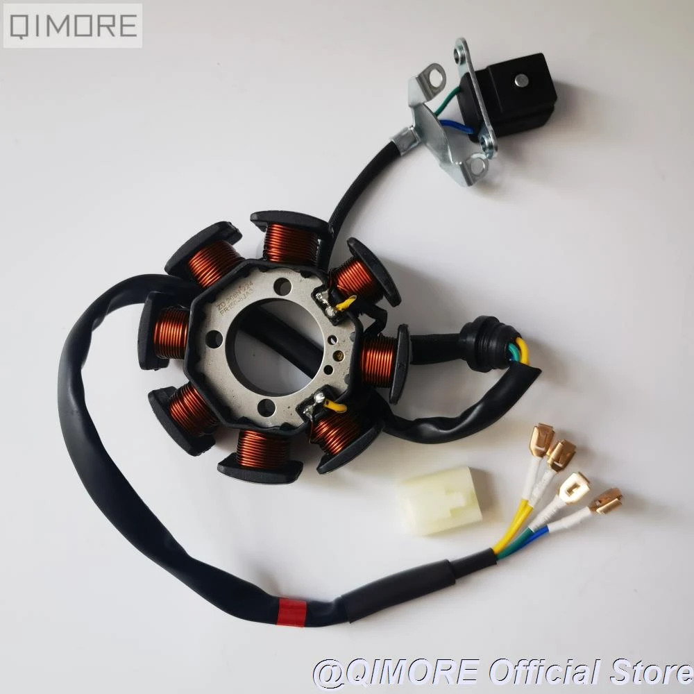 8 coil 4 wire DC fired Stator for ZONGSHEN WEEK8 PR150 PR250