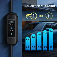 Portable 11KW 16A EV Portable Charger Type2 IEC62196-2 EVSE Charging Box Electric Vehicle PHEV Cars Charger CEE Plug 5M Cable - Image 3