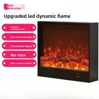 Декоративный электронный камин с сердечником, встроенная имитация огня, камин, европейский электрический камин, интеллектуальное отопление