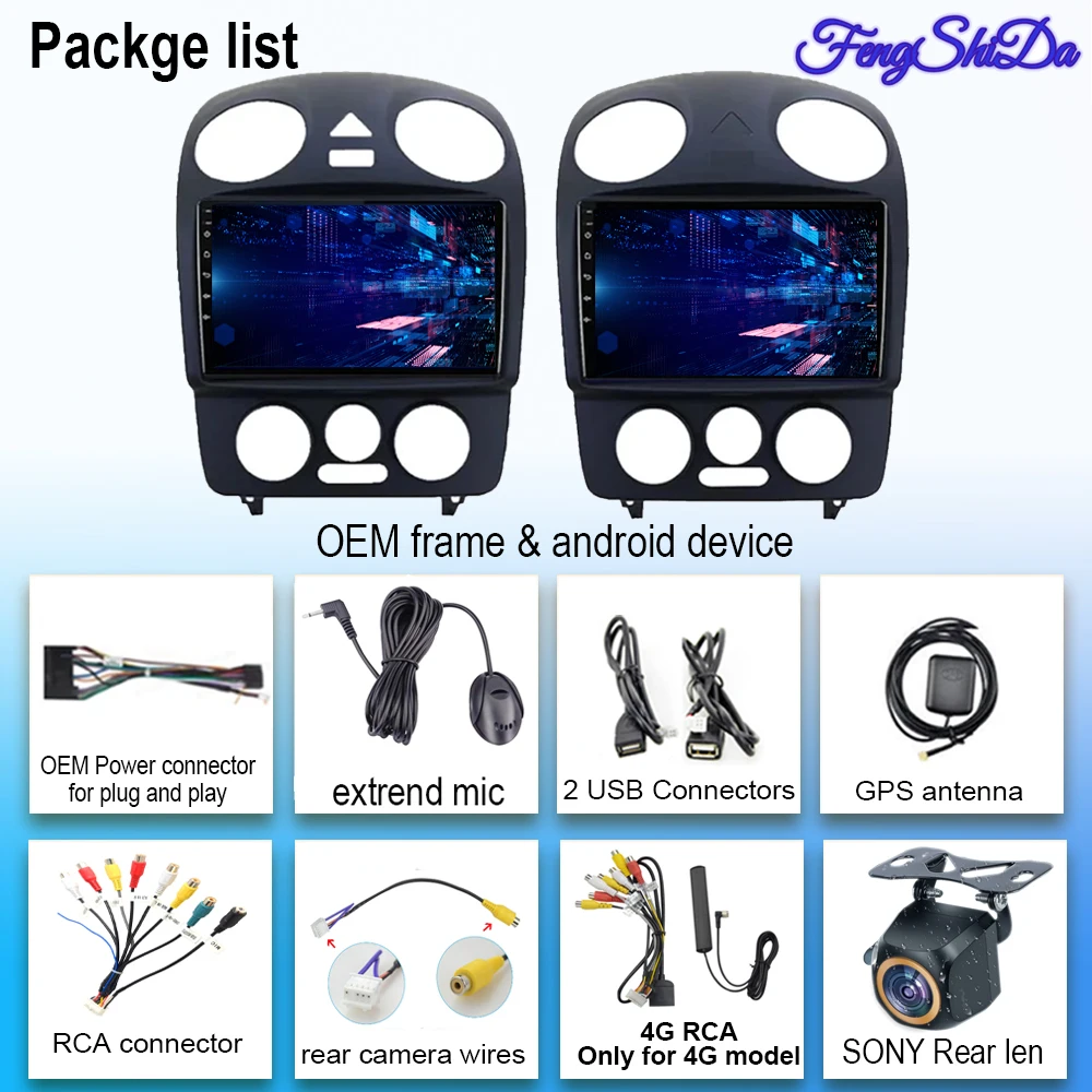 Stereo Android 14 multimedia car player car multimedia player car radio for Volkswagen Beetle 2000-2012 GPS Auto Radio Navigation DVD Head Unit Screen