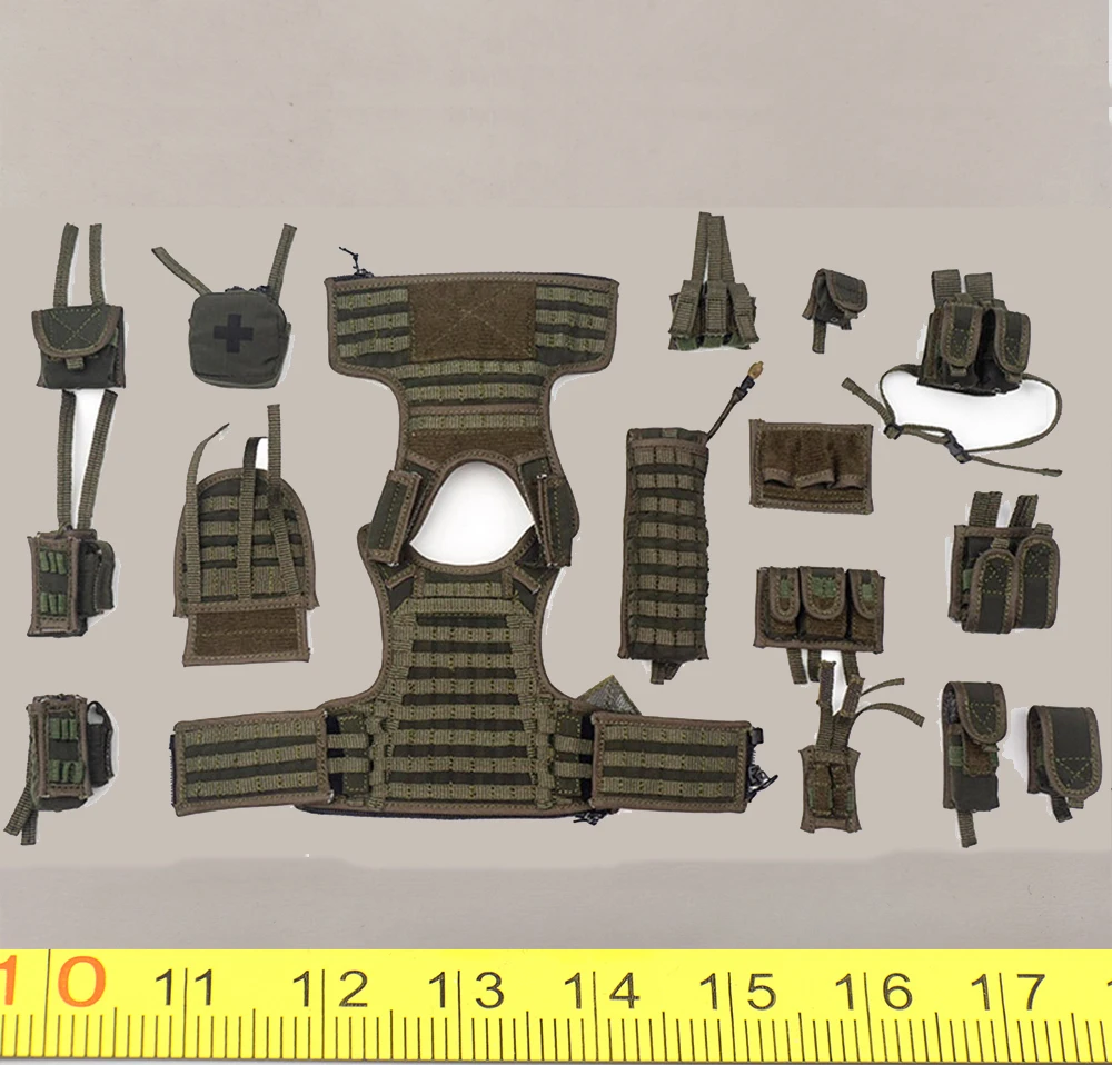 Facile E Semplice Es 26057 Us. Special Mission Unit Tier 1 Operator Delta Hang Chest Vest Bag Model Per 12 "Action Scene Component 1/6