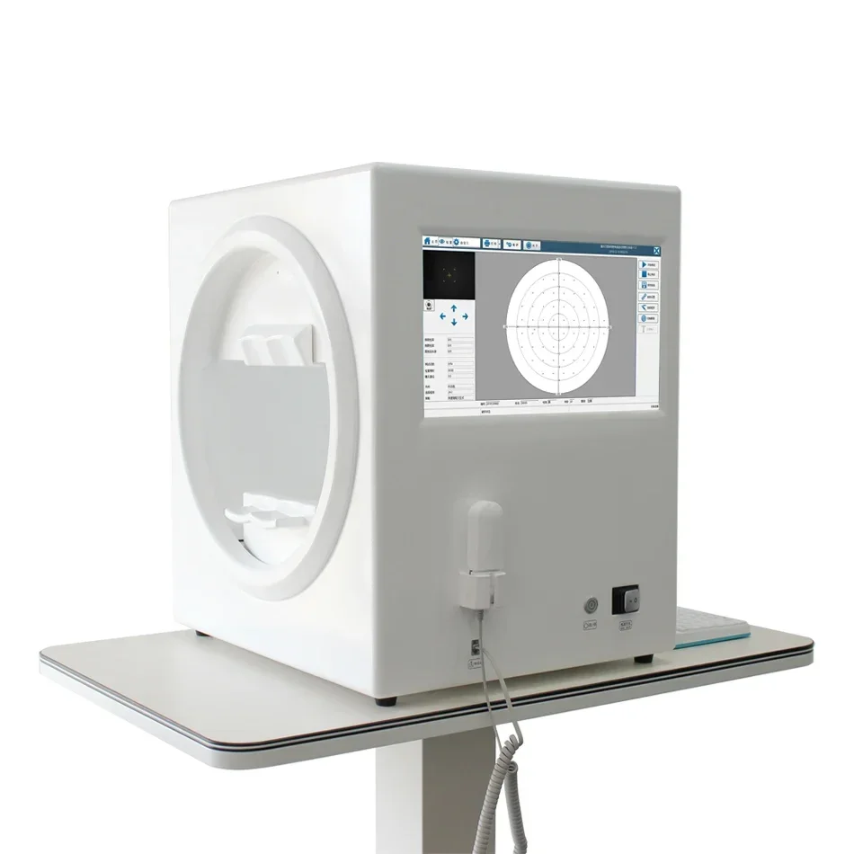 Automatic Eyeball Peripheral Vision Auto Perimeter Visual Field Analyzer with Printer Optical Instruments Ophthalmic Equipment