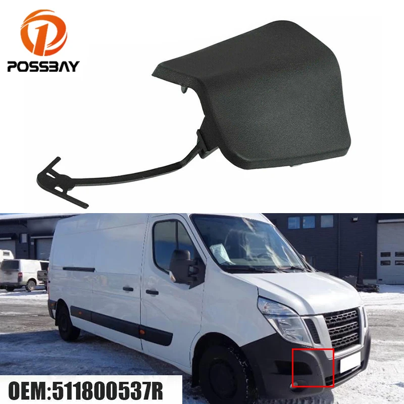 Cache œil de remorquage pour pare-chocs avant de voiture, accessoires  extérieurs noirs, Renault Master Mk3 SachOpel Movano N400 5118005ino R -  AliExpress