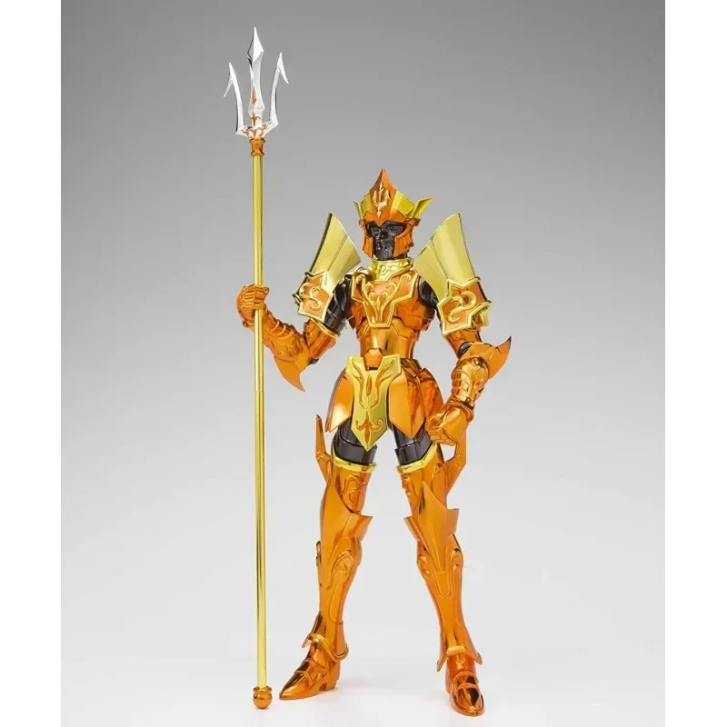 

Original Bandai Action Figure Sea King Poseidon Luxury Throne Saint Seiya Tamashii Nations Myth Saint Cloth Ex Model