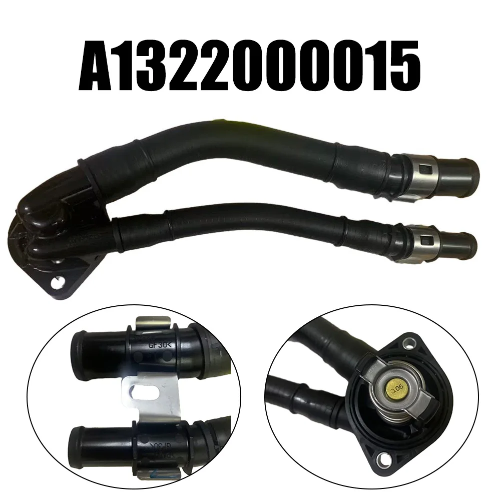 

Car Coolant Thermostat Housing Assembly 1322000015 For Merceds Smart Fortwo 2008-2015 Thermostat Assembly With Water Pipe Access