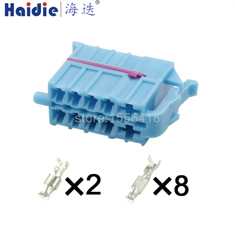 

10 Pin 3.5 4.8 Series 357971971C Auto Unsealed Plug Electrical Connector Car Wiring Terminal Socket 928578