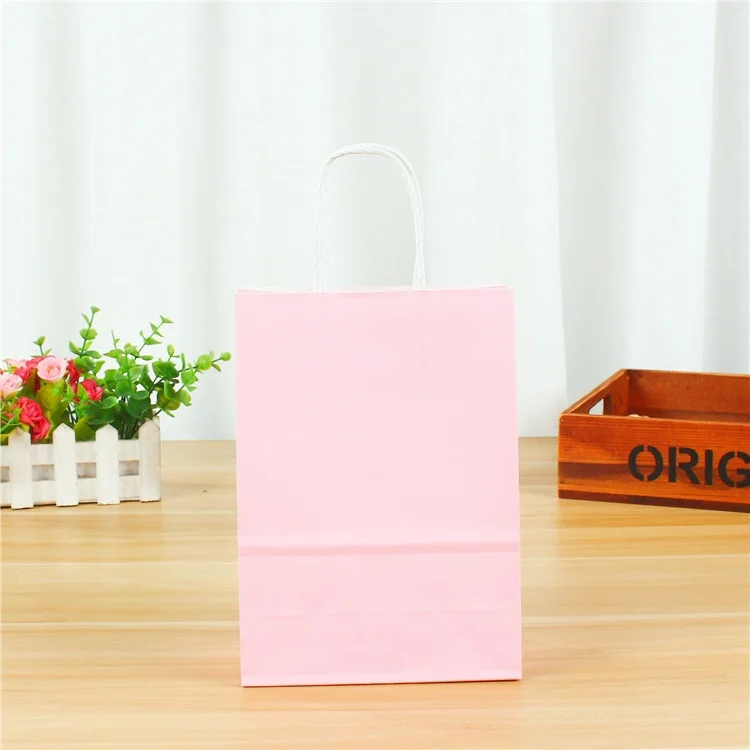 thumbnail image 1 of 10/30/50 piezas Bolsas de papel Bolsas de embalaje de regalo de dulces Decoración de fiesta de cumpleaños de Navidad para niños Suministros para baby shower Decoración de boda, 1 of 5